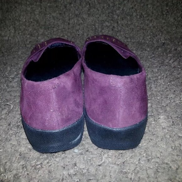 FITFLOP-Deep Plum Studded Fringey Sneakerloafer-Size 6-NWOB - Picture 5 of 6